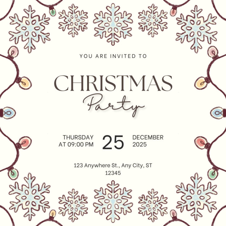 Christmas Invite Templates