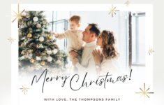 Free Custom Printable Christmas Card Templates | Canva in Free Christmas Card Templates