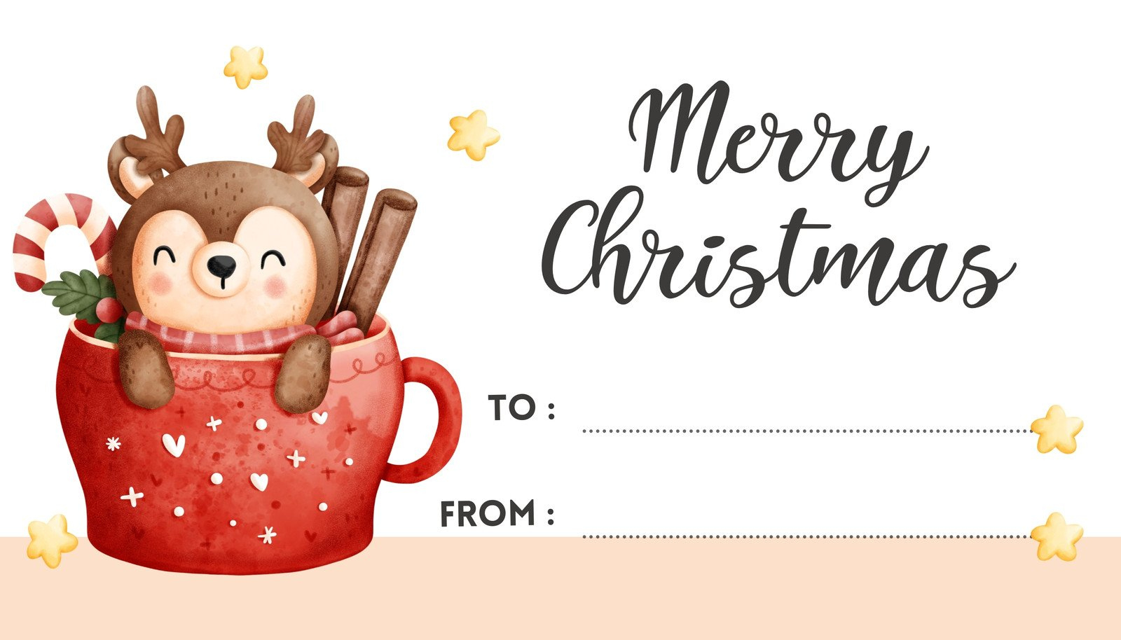 Free Custom Printable Christmas Tag Templates | Canva for Christmas Tag Templates