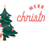 Free Custom Printable Christmas Tag Templates | Canva In Label Templates Christmas