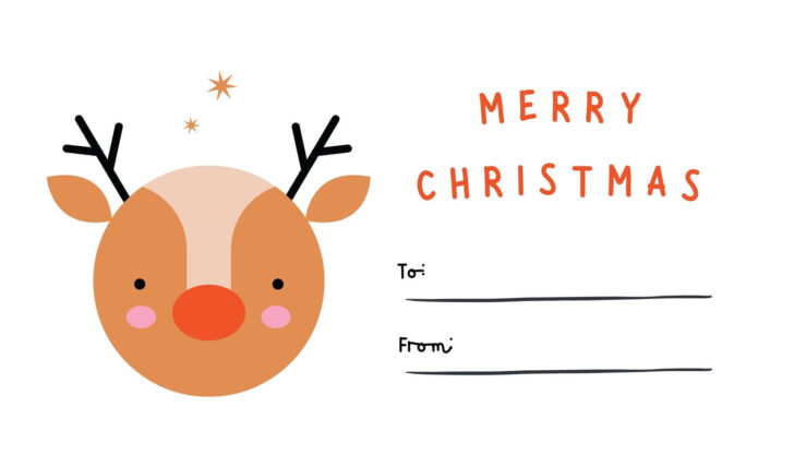 Christmas Name Tag Templates