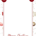 Free Customizable Christmas Page Border Templates | Canva In Free Templates Christmas Borders