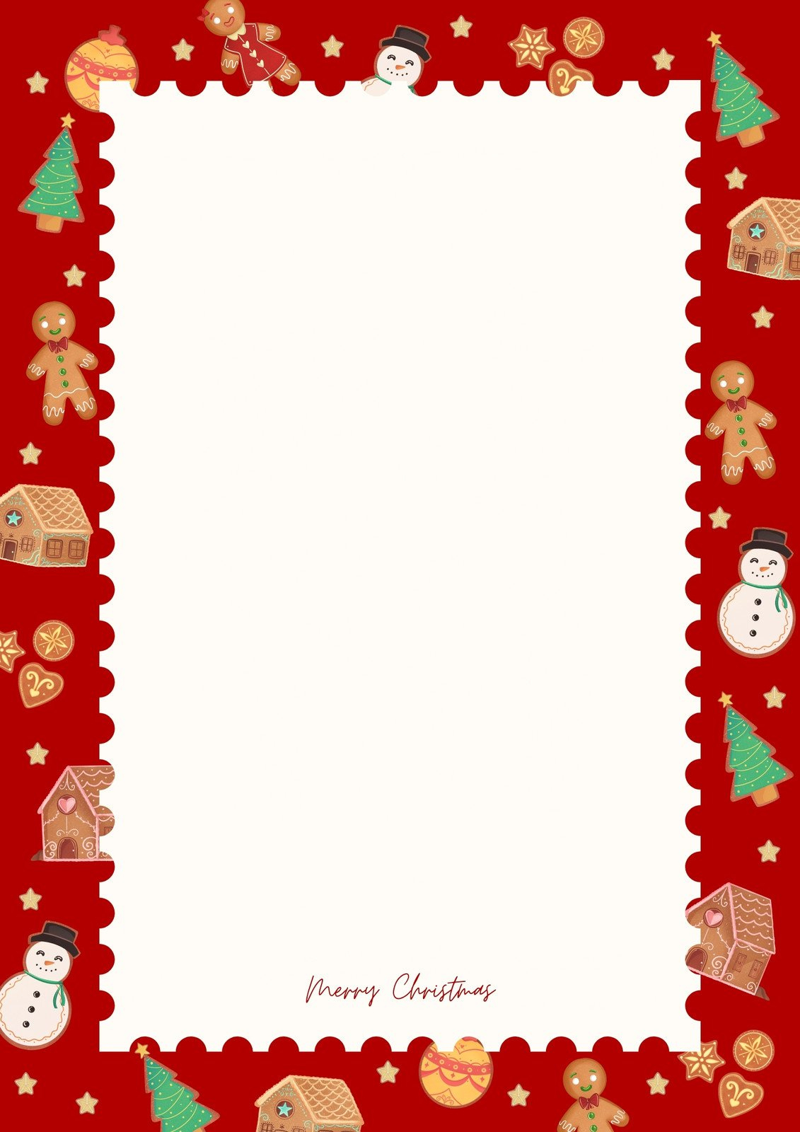 Free Customizable Christmas Page Border Templates | Canva intended for Free Templates Christmas Borders