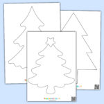 Free Printable Christmas Tree Templates For Kids Craft Inside Christmas Tree Templates Cut Out