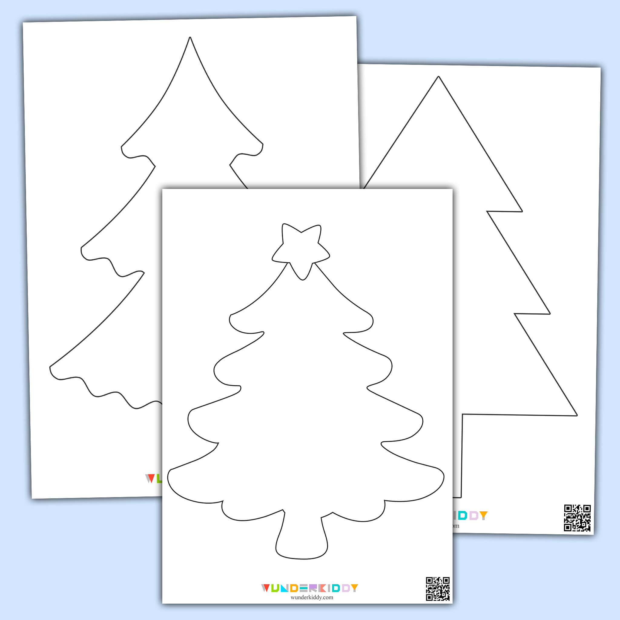 Free Printable Christmas Tree Templates For Kids Craft inside Christmas Tree Templates Cut Out