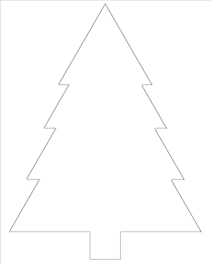 Christmas Tree Templates Cut Out