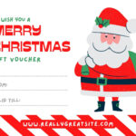 Free, Printable Custom Christmas Gift Certificate Templates | Canva In Christmas Gift Certificate Templates