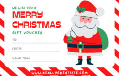 Free, Printable Custom Christmas Gift Certificate Templates | Canva in Christmas Gift Certificate Templates