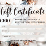 Free, Printable Custom Christmas Gift Certificate Templates | Canva Intended For Christmas Present Gift Certificate Templates