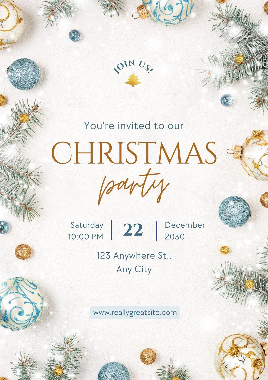 Free, Printable, Customizable Christmas Flyer Templates | Canva inside Flyer Templates Free Christmas