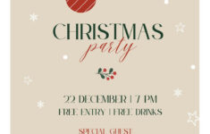 Free, Printable, Customizable Christmas Flyer Templates | Canva regarding Templates Christmas Flyer