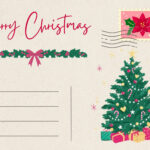 Free Printable, Customizable Christmas Postcard Templates | Canva With Regard To Printable Christmas Postcards Templates Free