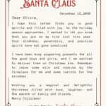 Free Printable Santa Letter Templates You Can Customize | Canva Regarding Letter To Father Christmas Templates