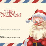 Free To Edit And Print Vintage Christmas Card Templates | Canva Throughout Christmas Card Photo Templates