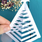 Hattifant'S 3D Paper Christmas Trees   Hattifant Throughout 3D Christmas Tree Templates