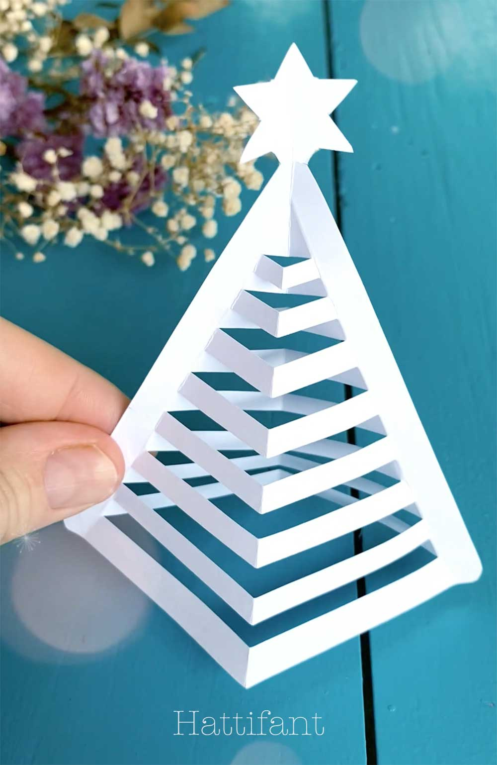 Hattifant&amp;#039;S 3D Paper Christmas Trees - Hattifant throughout 3D Christmas Tree Templates