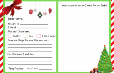 Letters To Santa Templates {Free Printables} – Super Busy Mum in Father Christmas Letter Templates