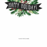 Make Your Own Photo Christmas Cards (For Free!) Intended For Christmas Holiday Cards Templates