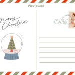 Page 6   Free Printable, Customizable Christmas Postcard Templates In Christmas Postcard Templates