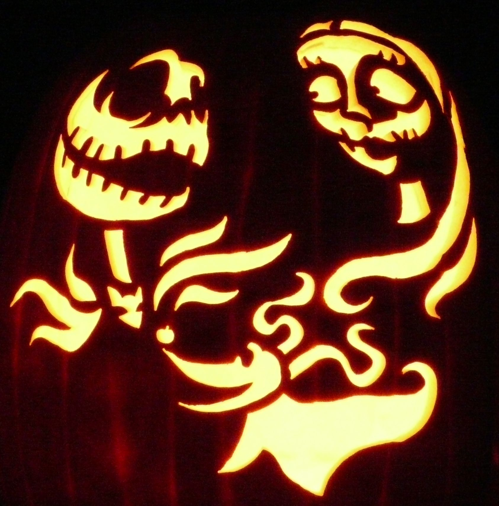 Pin Page in Nightmare Before Christmas Pumpkin Templates