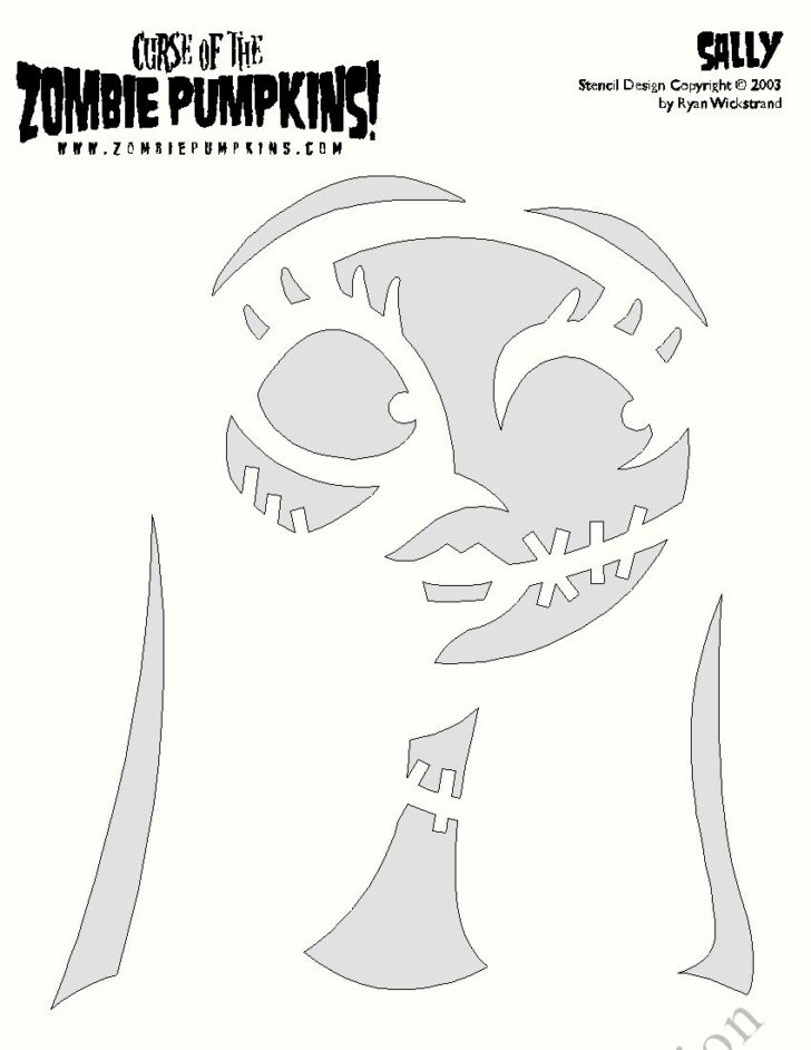 Nightmare Before Christmas Pumpkin Carving Templates