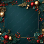 Poster, Foto Christmas Ans New Year Seasonal Social Media Inside Christmas Blank Templates