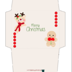 Printable Christmas Envelope Intended For Christmas Envelope Templates