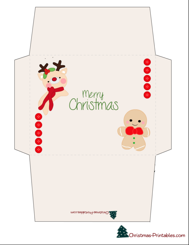 Christmas Envelope Templates