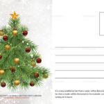 Santa Christmas Postcard Template In Adobe Photoshop With Regard To Christmas Postcard Templates