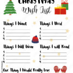 Stockvector Christmas Wishlist For Kids, Vector Illustration. Cute Regarding Cute Christmas Wish List Templates