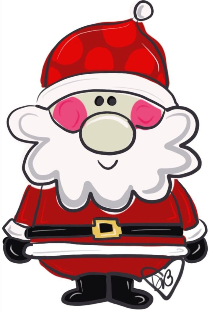 Father Christmas Templates Printable