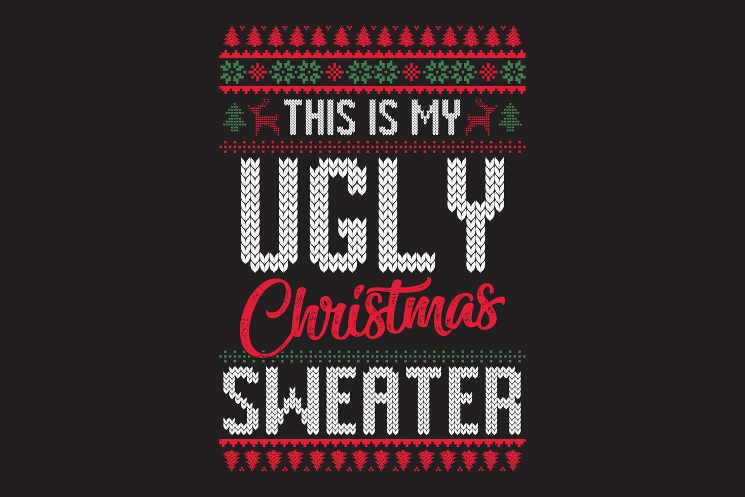 Ugly Christmas Sweater Vector Art, Icons, And Graphics For Free inside Ugly Christmas Sweater Templates