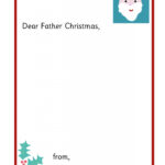 Writing A Letter To Father Christmas   Printable Teaching For Father Christmas Letter Templates Free