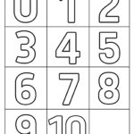 0 10 Printable Numbers (Free Templates In All Sizes) Intended For Free Printable 6 Inch Number Template