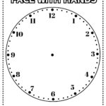 10 Free Printable Clock Face Worksheets   Teach Prints In Free Printable Clock Template With Hands