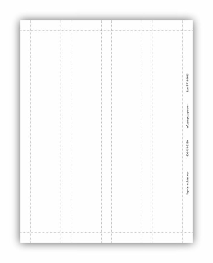 Free Printable Cubicle Name Plate Template