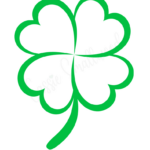 12 Cute Four Leaf Clover Printable Templates (Free!)   Cassie Within Free Printable Four Leaf Clover Template