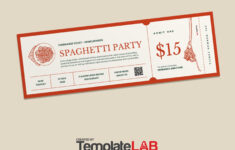 12 Free Event Ticket Templates (Word, Powerpoint, Psd) pertaining to Free Printable Fundraiser Ticket Template