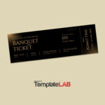 12 Free Event Ticket Templates (Word, Powerpoint, Psd) Regarding Free Printable Banquet Ticket Template