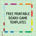 14 Free Printable Board Game Templates   Hobbylark For Free Printable Blank Board Games Template