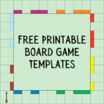 14 Free Printable Board Game Templates   Hobbylark Within Free Printable Game Board Template