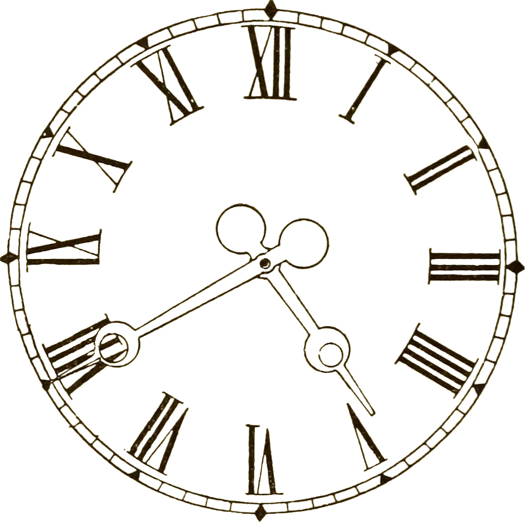 15 Clock Face Images - Print Your Own! - The Graphics Fairy for Free Printable Clock Template With Hands