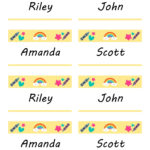 19 Editable Name Tag & Name Badge Templates [Free] In Free Printable Desk Name Tag Template