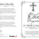 19 Free Church Bulletin Templates (+Church Programs) Intended For Free Printable Church Program Template