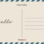 19 Printable Postcard Templates & Designs [Word, Pdf, Psd] Within Free Printable 4X6 Postcard Template