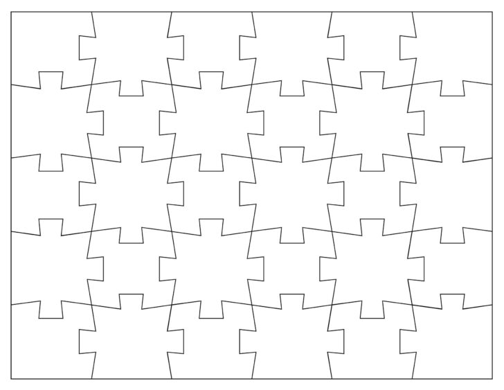 Free Printable Blank Puzzle Template