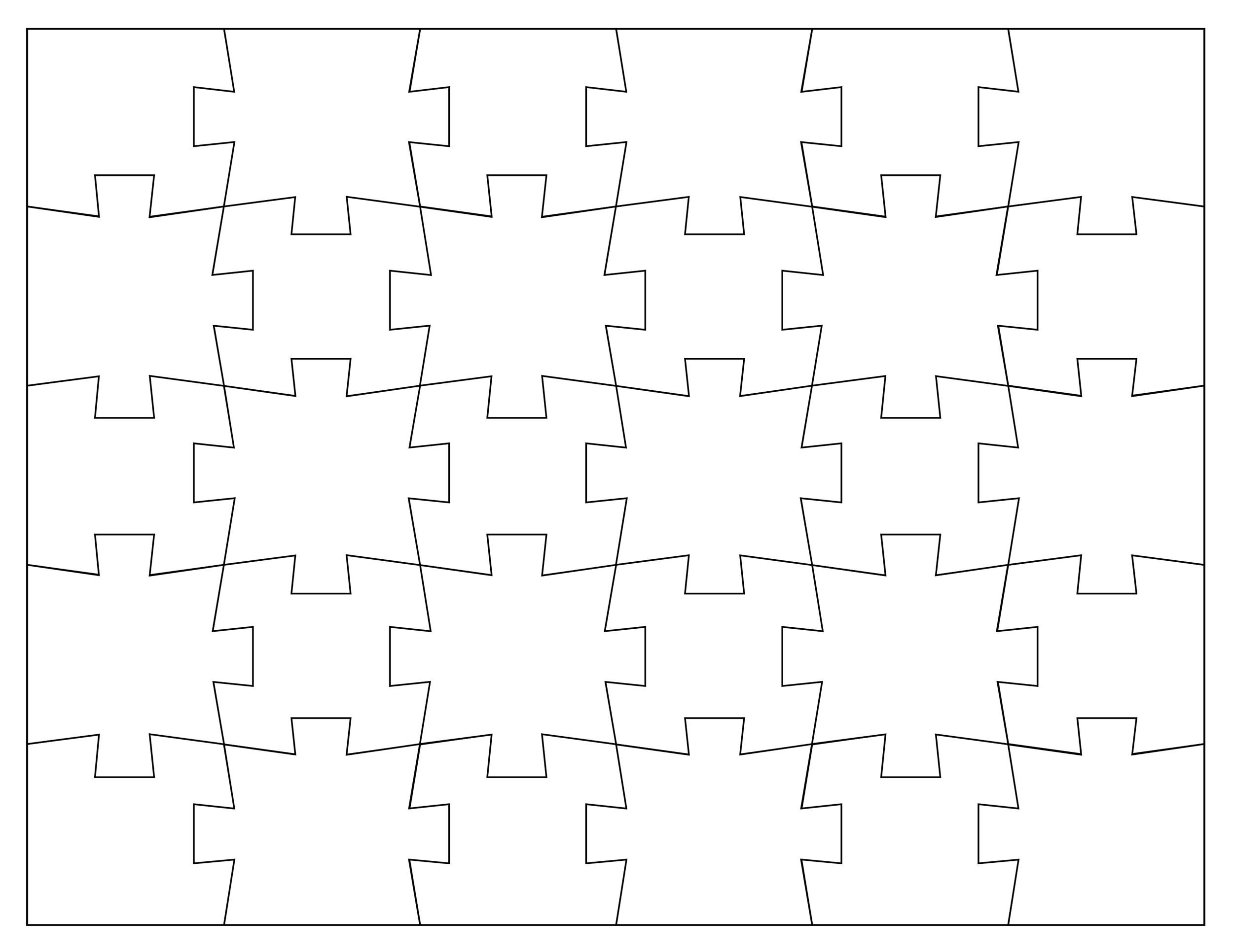19 Printable Puzzle Piece Templates ᐅ Templatelab pertaining to Free Printable Blank Puzzle Template