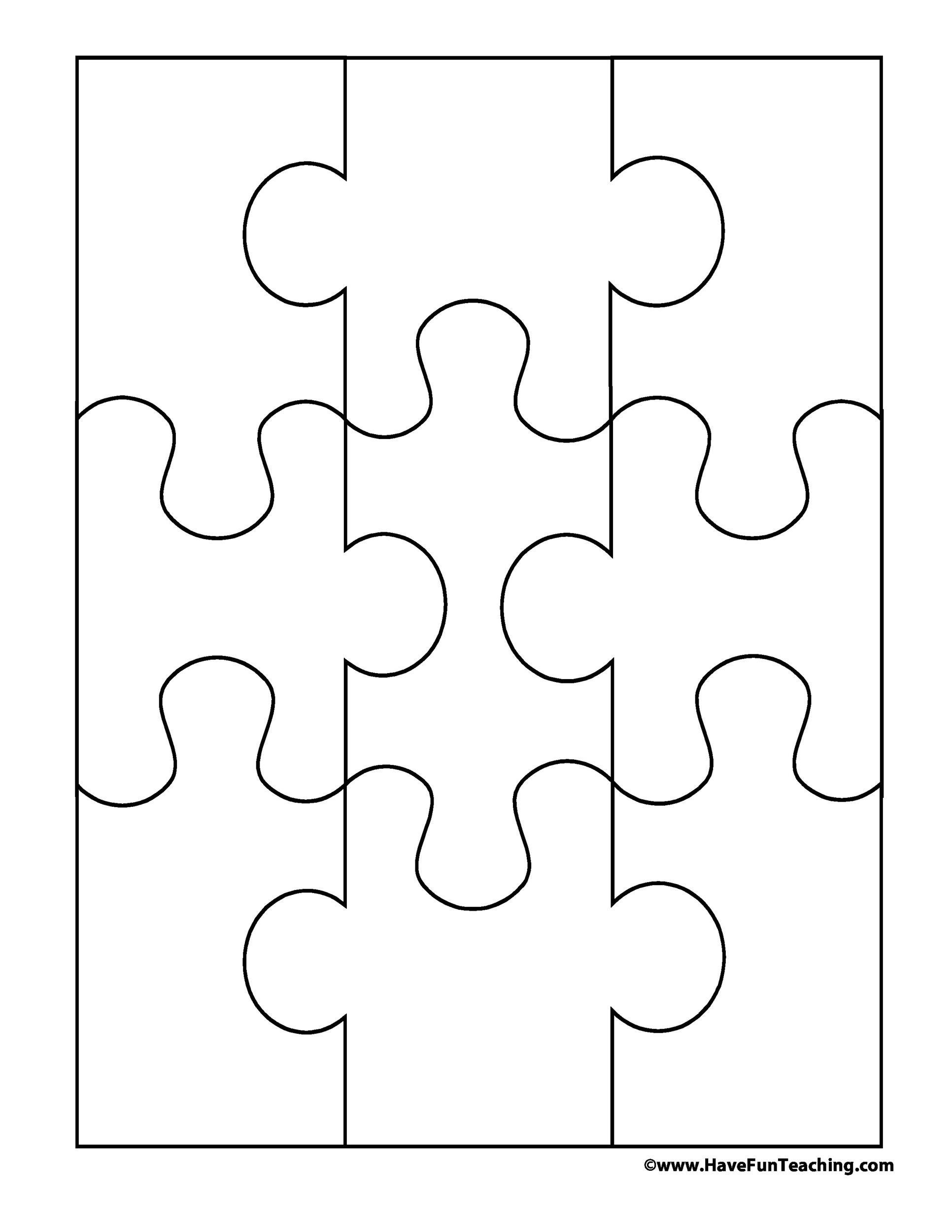 19 Printable Puzzle Piece Templates ᐅ Templatelab with regard to Free Printable Blank Puzzle Pieces Template