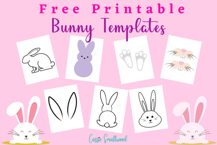 Free Printable Bunny Rabbit Template