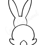 20 Cute Bunny Templates   Cassie Smallwood Within Free Printable Bunny Rabbit Template